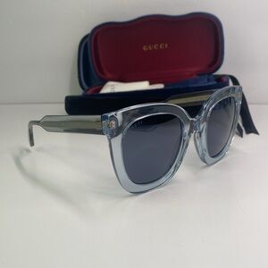 New Original Gucci Grey Square Ladies Sunglasses GG0564S 003 51.